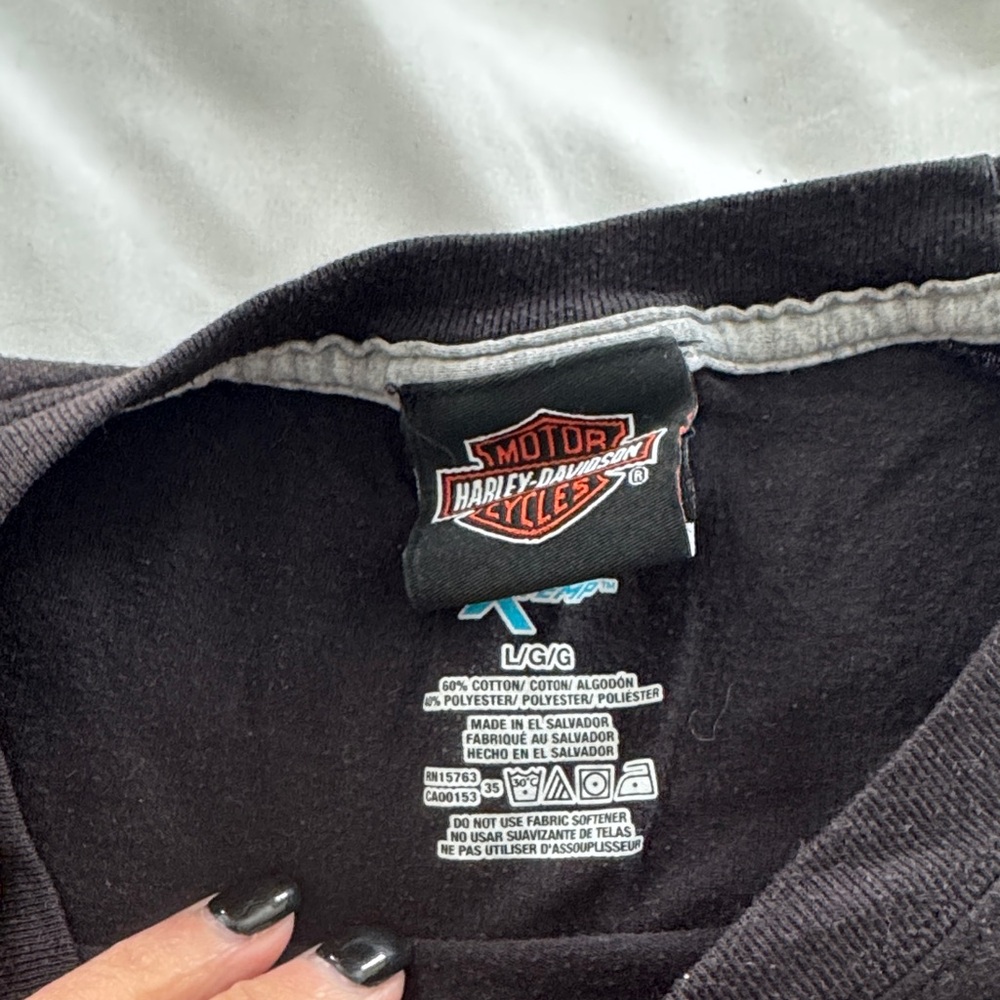 Harley-Davidson Black & Charcoal Trio Graphic Tees - Picture 3 of 8
